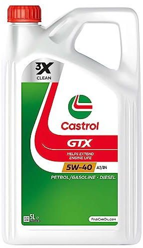Castrol GTX 5W-40 A3/B4 Motoröl, 5L
