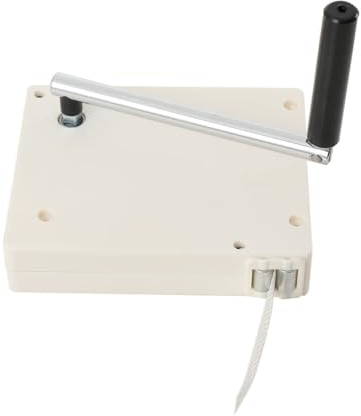 TABODD Enrouleur De Ceinture De Store, D'Enroulement à Visser Mini Pour Sangles De Volet Roulant De 14 mm De Large Espacement Des Trous 9,5 Cm à Monter Dans L'Encadrement De FenêTre Avec 5m De Sangle