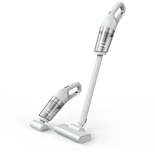 Aspirapolvere senza fili ricaricabile a bastone, 15000 Pa, potente aspirazione, leggero e portatile, aspirapolvere verticale, senza fili, per pavimenti in legno duro, peli di animali domestici, casa e
