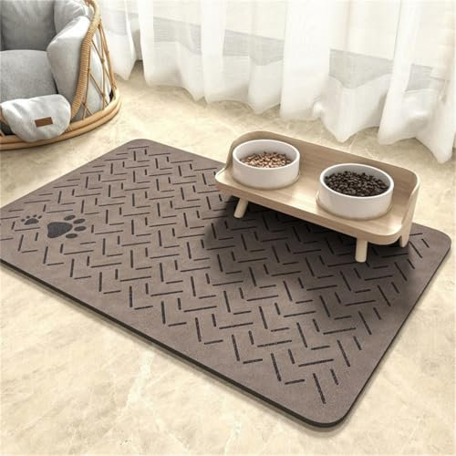 StüCke Hund Katze FüTterungsmatte Silikon Napfunterlage Haustier Futternapf Unterlage Wasserdichte Rutschfeste Katzen Hunde FüTterung Matte Tiernapf Mat Hundenapf Katzennapf (30x40 cm,Farbe 3)