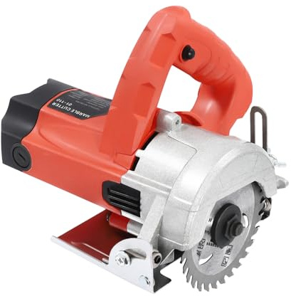 Electric Tile Cutter Cutting Machine Portable Tool with Wood Blade Stone Blade 1580 W Ideal for Home Renovation and DIY Projects