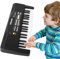 Pianola Bambini Tastiera 37 Tasti, Musicale Elettronica Tastiera con Microfono, Pianola per Bambini Portatile Multifunzione, Music Giocattolo Educativo Regalo per Ragazzi Ragazze 3+Anni