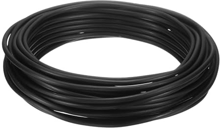 QUARKZMAN Alambre de Entrenamiento de Bonsái de Aluminio Anodizado de 4.5Mm de Calibre y 3 Pies de Longitud Alambre de Bonsái Flexible para Jardinería, Paisajismo, Plantación, Negro
