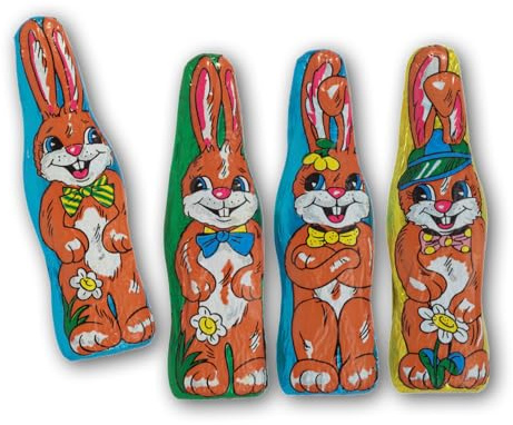 Storz Relief-Osterhase 40 x 12,5g, Edel-Vollmilchschokolade aus Fairtrade-Kakao