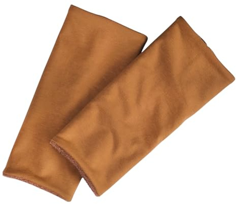 Britta Meier Midi-Pulswärmer außen Baumwoll-Jersey, innen 100% Baumwollfleece (Caramel)