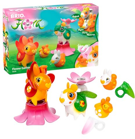 BRIO Flora - 36228 Flower Collector | Lekset för oändligt fantasifullt nöje för flickor och pojkar från 3 år och uppåt - underbar gåva