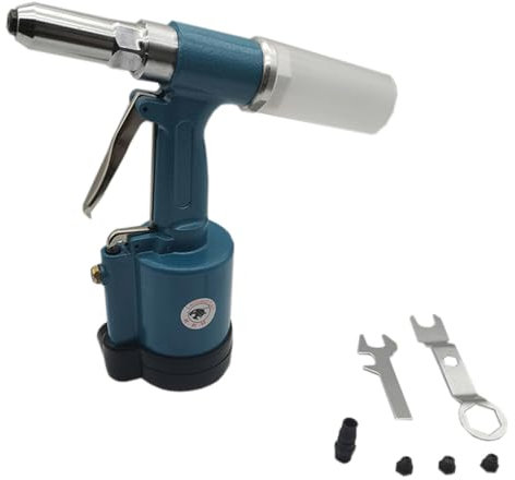 Remachadora neumática hidráulica neumática, juego de herramientas de mano para insertar clavos, tuerca de remache industrial, herramienta remachadora automática para decoración, fabricación de