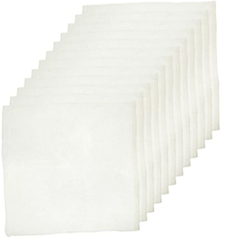 GLEAVI 12piezas Paño Filtrante De Cocina Para Leche De Soja y Tofu De Tela De Algodón Para Filtrar Para Cocina y Preparación De Alimentos