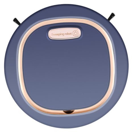 Garneck Intelligent Household Sweeper Dust Catcher with Strong Suction Blue Efficient Floor Cleaning Machine for Dust Hair and Food Residue Removal