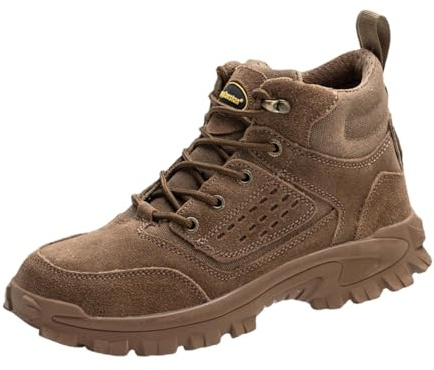 Bottines Chelsea 2026 pour homme - En velours - Légères - Semelle souple - Non écrasantes et percées, café, 40 2/3 EU