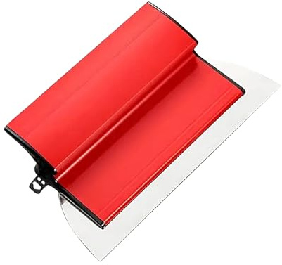 Dewireaey Herramientas De Enmasillado Para Pladur - Llana Ergonómica de Acero Inoxidable,Herramienta De Acabado De Drywall De 0,5 Mm,Para Grandes Superficies Trabajo En Yeso Pintura Y Proyectos De
