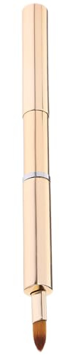 DECOMELODY Pinceau à Lèvres Portable en Aluminium Fibres Artificielles Rétractable Applicateur de Rouge à Lèvres pour Femmes, pour Voyage et Maquillage Extérieur