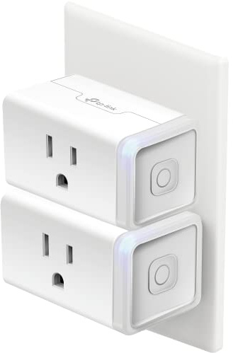 Kasa Smart Plug HS103P2, Smart Home Wi-Fi Outlet Works with Alexa, Echo, Google Home & IFTTT, No Hub Required, Remote Control,15 Amp,UL Certified, (Pack of 2) White