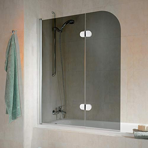 Schulte D853 41 52 32 5 Garant Duschabtrennung für Badewanne, chromoptik