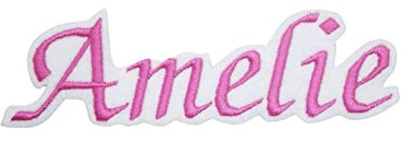 Applikation Name - Wunschname zum aufbügeln - Bügelbild - Farbauswahl