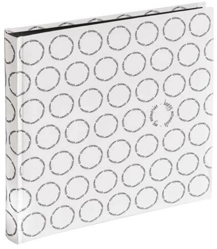 Hama Ivy blanc Jumbo 30x30 80 pages noires 3833