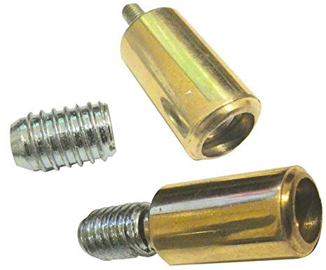 Locking Sash Window Stops, Polished Brass - JV4201PB