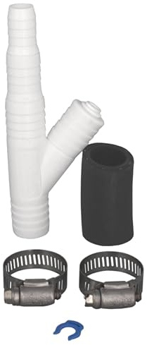 Drain Line Adapter (DLA) With 1/4-inch Quick Connect Fitting for a Water Filter and 7/8-inch Fitting for a Dishwasher (ET116-001, D-25QC, DLA-D)