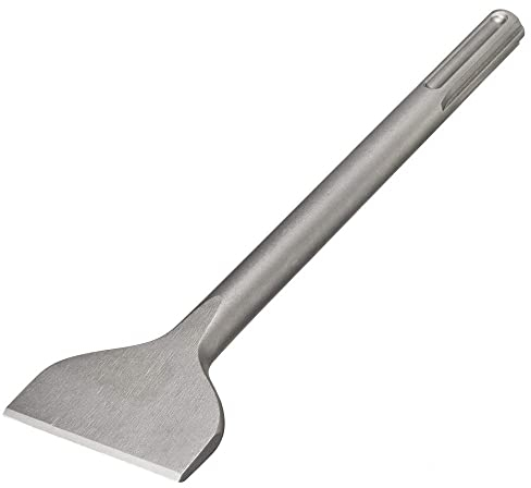 DUPHA SDS Max Meißel, Fliesenmeißel 7,6 cm breit, gerader Meißel, kompatibel mit Elektrohämmern, Meißel for gewerbliche Nutzung, Keramik, Bodenfliesen, 7,6 x 30,5 cm (Blade Type : 3X12inch)