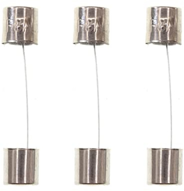 HUABAN 25 Piezas F8AL250V 8A 8 Amp 250V 6 * 30mm Fusible de vidrio de acción rápida