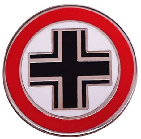 Deutsche Balkenkreuz Eisen Kreuz Button Abzeichen Emaille Pin Dekoration Pin Zubehör Rucksack Halsband Modeschmuck