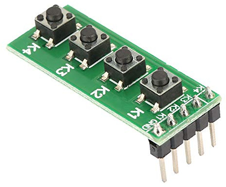 4-Button Keyboard DIY Keyboard Universal 4-Key Push Button Switch Module Keyboard Board