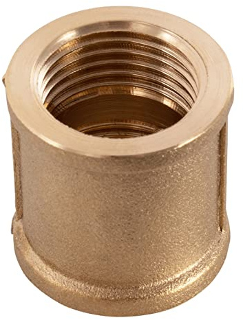 Sanitop-Wingenroth Muffe mit Typ 1 '' IG | Fitting mit zwei Innengewinden | Doppelanschluss | Gewindefitting für Feininstallation | Messing |161572