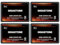 Gigastone Home Server SSD 4TB NAS SSD Drive Cache (4-Pack) 24/7 Durable High Endurance Personal Cloud Data Sync Network Attached Storage RAID 3D NAND 2.5 SATA Internal Solid State Hard Drives