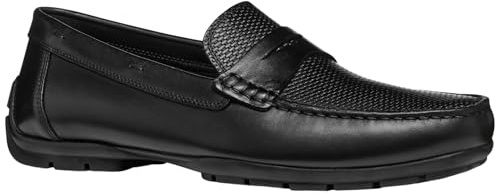 Geox Herr U Moner W 2FIT D Loafer, svart, 45 EU, svart, 45 EU