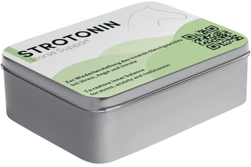 Strotonin Horse Nerve Support | Ergänzungsfuttermittel für Pferde bei Stress, Angst und Unruhe | Magnesium Pferd | herausfordernde Phasen: Transport, Stallwechsel & Training, Made in Germany -30 STK