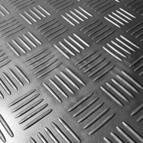 Black Rubber Matting Roll | Heavy Duty, Indoor & Outdoor, Non-Slip, Waterproof & Easy to Cut | Ideal for Garage, Van, Gym, Sheds | 1m Width 3mm Thick A-Grade Flooring Mat (5 Bar, 1.5m x 1m)