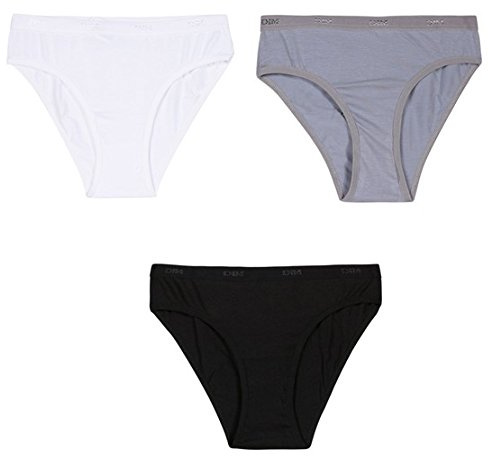 Dim Slip Les Pochets mjuk bomull komfort flicka x 6, Vit, 12 år