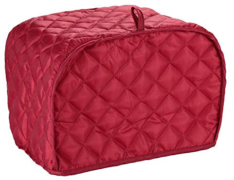 Ruibo Toaster Cover 2 Slice, Small Appliance Cover for Kitchen, Keep Toaster Free from Dust and Fingerprint, 11.5w x 8d x 8h, Wine Red