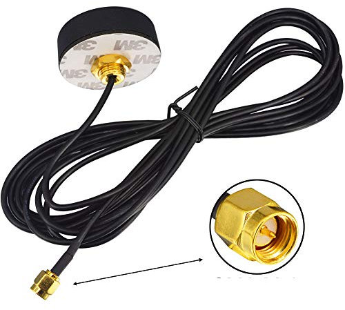 YILIANDUO Antena gsm 2G 3G 4G LTE SMA Macho Antena omnidireccional Exterior de Montaje por Tornillo Antena Booster de señal Impermeable 4G LTE SMA Macho para enrutadores Antena Externa
