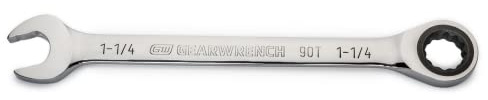 GEARWRENCH 1-1/4 4 Degree Swing Arch 12 Point Ratcheting Combination Wrench - 86956