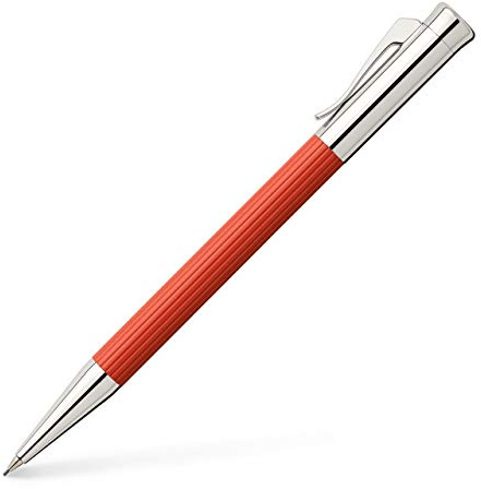 Graf von Faber-Castell 131586 - Drehbleistift Tamitio India Red, 0.7 mm, Härtegrad B