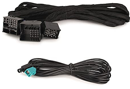 Erisin BM6M Cavo di prolunga alimentazione 6M Cavo di cablaggio 12 pin maschio 6M Cavo di prolunga alimentazione e radio per Aftermarket BMW Serie 3/5 X5 M3 M5 E46 E53 E39 E38 GPS Autoradio