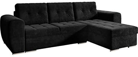 Mirjan24 Ecksofa Perniro, Freistehendes Eckcouch mit Schlaffunktion und Bettkasten, Bettsofa, Universal Ecksofa, L-Form Sofa, Polstergarnitur (Manila 18)