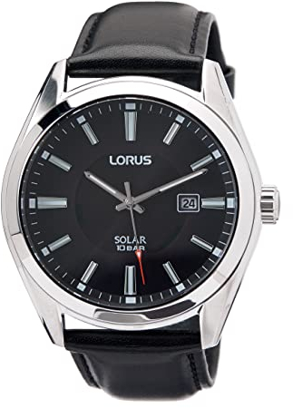Seiko Hommes Analogique Quartz Montre avec Bracelet en Cuir RX339AX9
