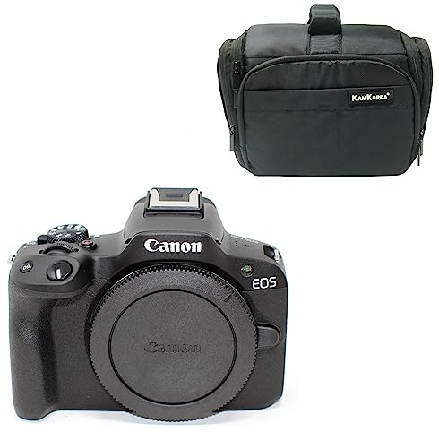 KamKorda Camera Bag + R50 Mirrorless Digital Camera Body Black, 24.2MP APS-C CMOS Sensor, UHD 4K Video + 2 Year Warranty