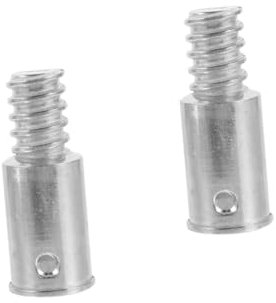 COLLBATH 2pcs American Style Threaded End Replacement Extension Pole Adapter Long Handle Brush