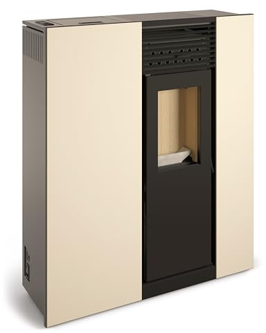 TJ - Estufa de pellets de Pasillo Modelo Virgo (BLANCO, 10 kW)