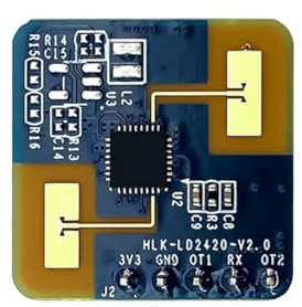 JANZU 1 Piece 24G MmWave LD2420 Human Presence Radar Sensor Motion Detection Module Human Presence Radar Sensor