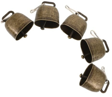 Toyvian 5stücke Teiliges Vintage Bärenglocken Klare Klangqualität Für Camping Outdoor-dekoration Anti-verlust Für Haustiere