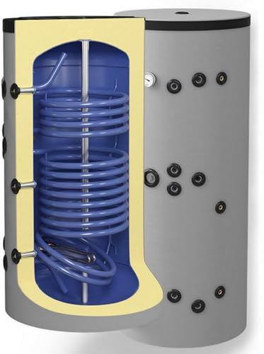 300 Liter Warmwasserspeicher Standspeicher mit 2 Wärmetauscher - indirekt beheizt - z.B. Anschluss an Ölheizung