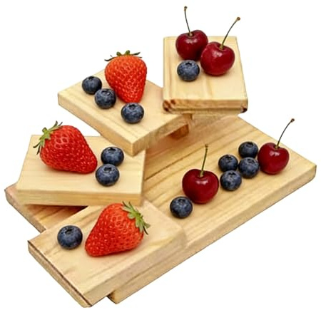 Générique Support de service sushi,Étagère en bois à étages pour cuisine viande - Plateau De Service Pour Sushis | Pour Domicile, Maison, Appartement, Restaurant, Izakayas, Cuisine, Salle À Manger,