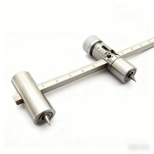 Taglierina A Compasso Manuale, Taglierina Circolare Di Precisione In Acciaio Inox, Lunghezza Asta 30 Cm, Diametro Di Taglio 5-60 Cm, Taglierina Circolare Rotante A Compasso