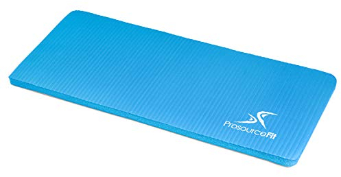 ProsourceFit Extra Thick Yoga Knee Pad and Elbow Cushion 15mm (5/8”) Fits Standard Mats for Pain Free Joints in Yoga, Pilates, Floor Workouts