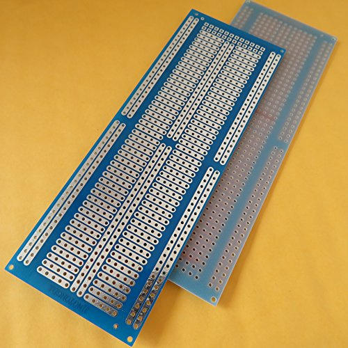 jingtongda 3stk 4.8x13.3cm Streifenraster Veroboard Stripboard Prototype Paper PCB Platine Leiterplatte Universal Experiment Matrix Circuit Board FR4 Fiberglass