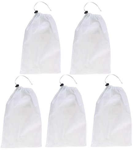 Pool Skimmer Socken für Poolsauger Elastische Filterbeutel 2/5/8 Stücke Auffangbeutel für Pool Zubehör Schwimmbad Korb Reinigung Netzbeutel Pool Filter Netz für Schlacken, Blätter (5 Stücke)